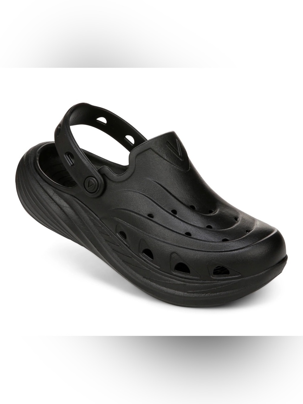 Vionic Wave RX Unisex Slip-on Cushioned Comfort Clog Orthopedic Black Size 6 New
